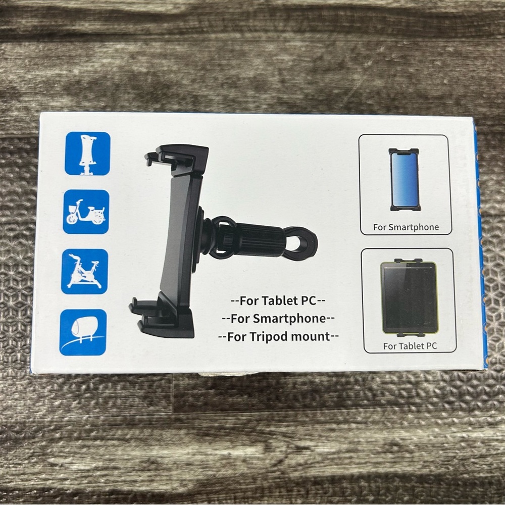 Cell Phone / Tablet Holder for Bicycles / Exercise Bikes / Motorcycle / ATV Etc